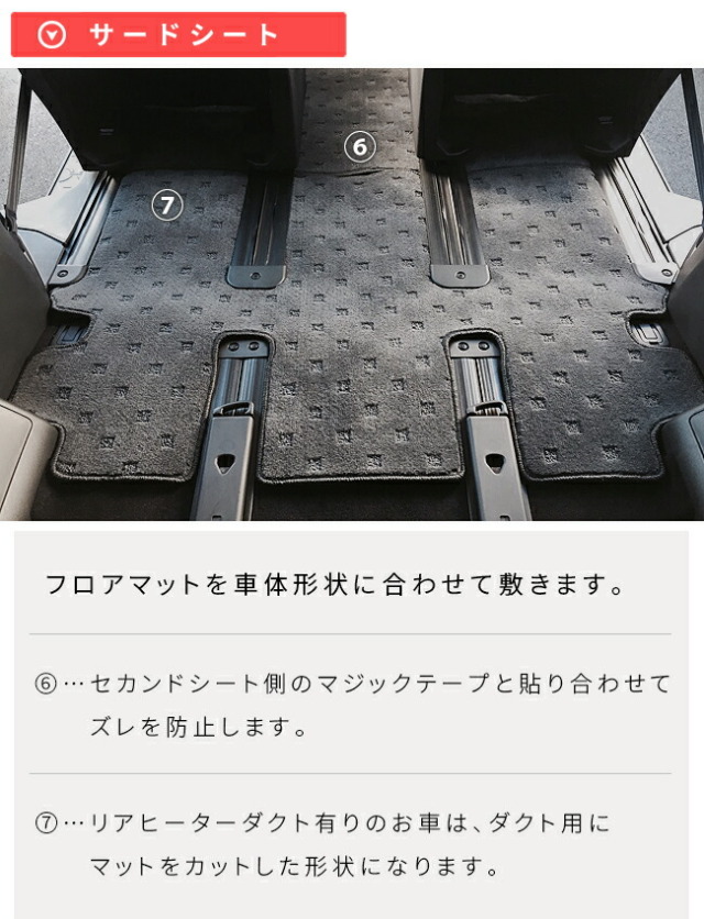 三菱デリカD5フロアマットDXシリーズDELICAd5専用アクセサリーマ