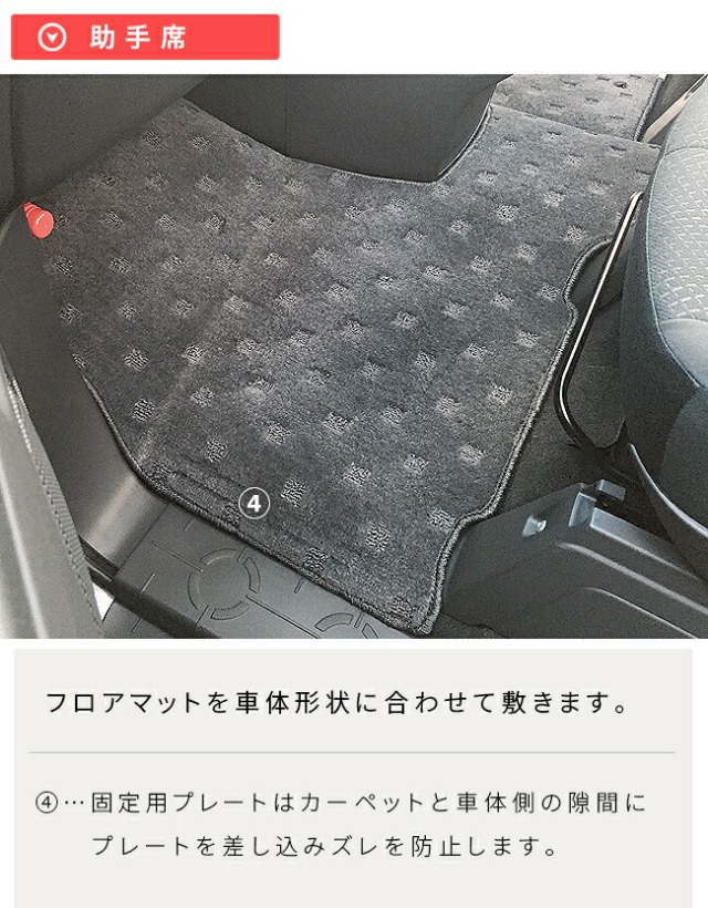 三菱デリカD5フロアマットフロント専用LXシリーズDELICAd5専用ア
