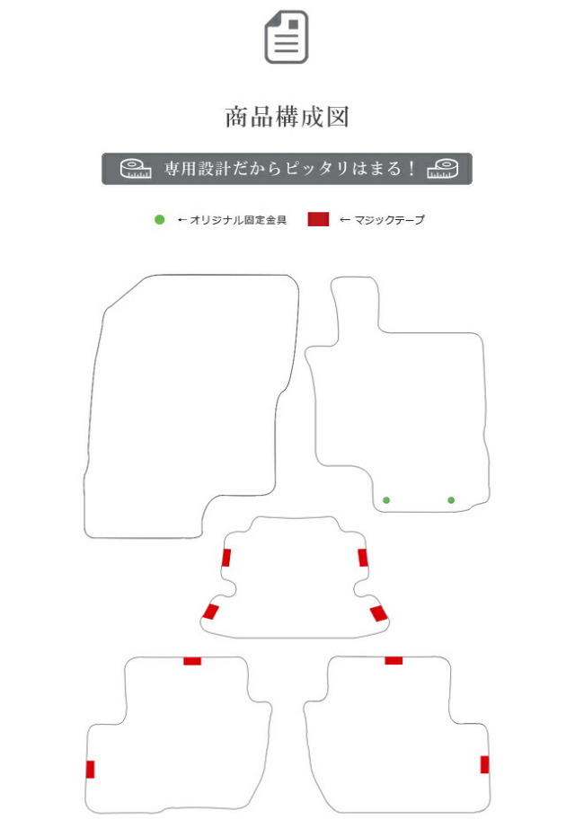 三菱エクリプスクロスフロアマットLXマットGK1W車1台分フロアマッ