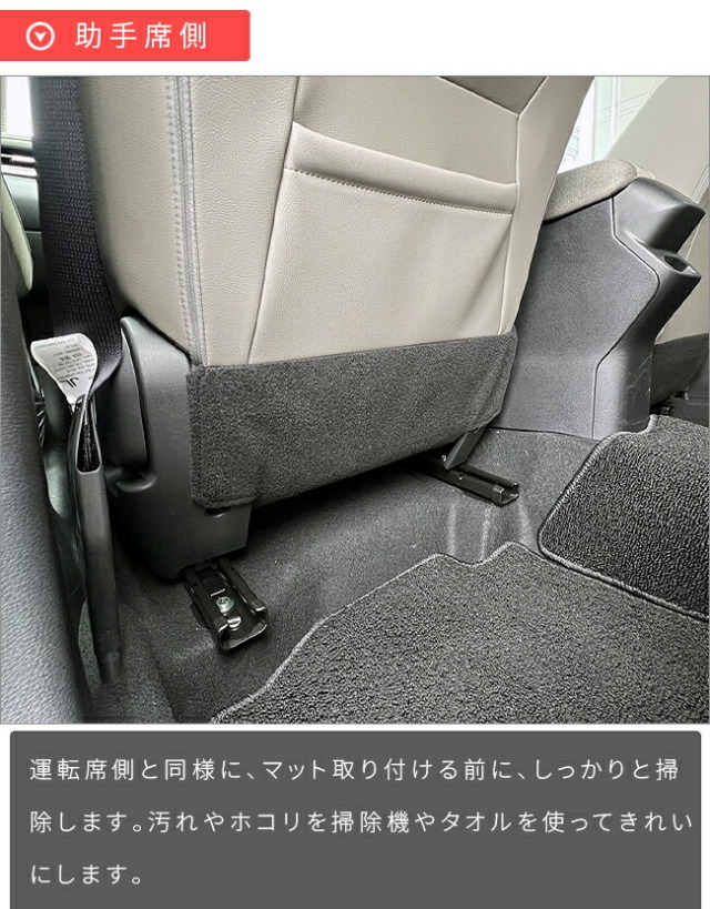 日産オーラガードマットキックガードシートバック用2枚組内装カス