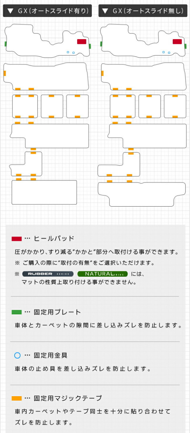 日産キャラバンワゴン10人乗りE26フロアマットSTシリーズ内装カスタム