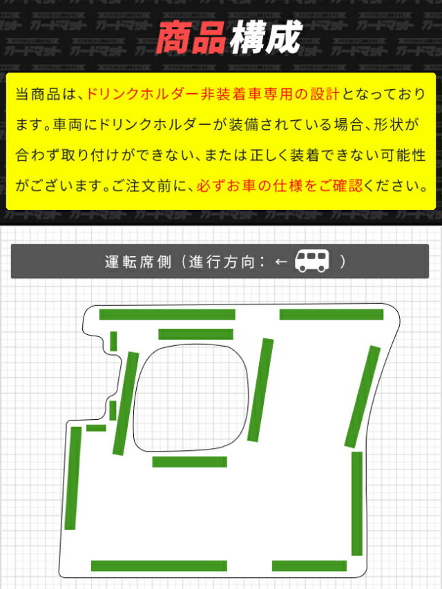 日産クリッパーバンガードマットキックガードリアスライドドアト