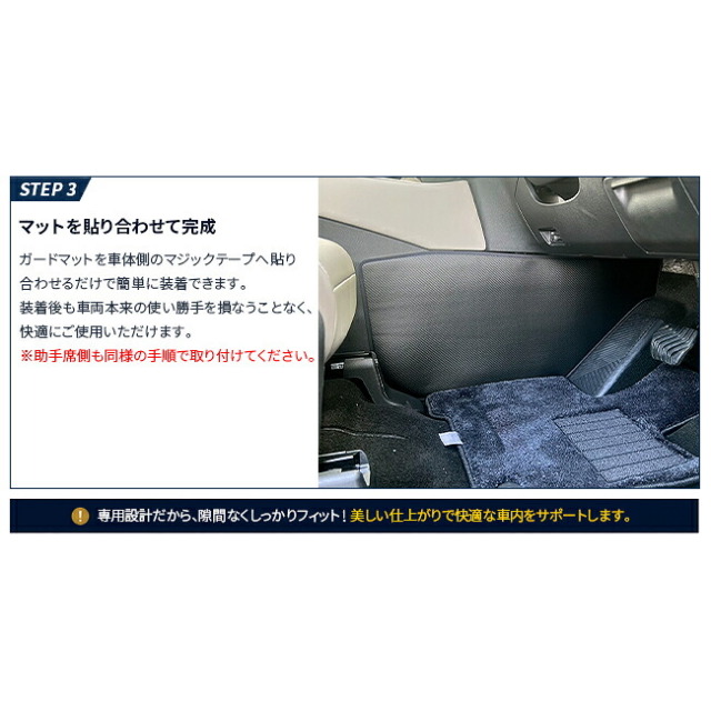 日産エルグランドE53センターコンソールガードマット車種専用2枚組ドアトリム保護マッ