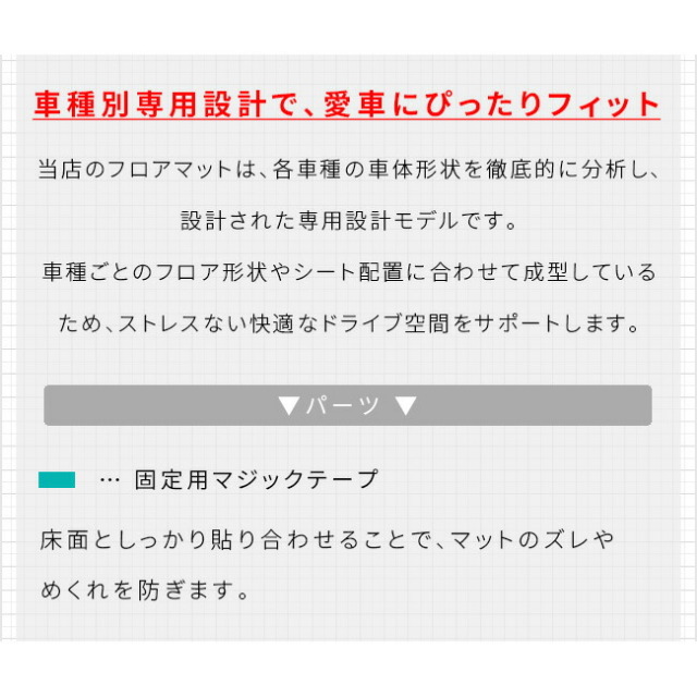 日産リーフフロアマットDXシリーズZE2専用内装カスタムパーツアク