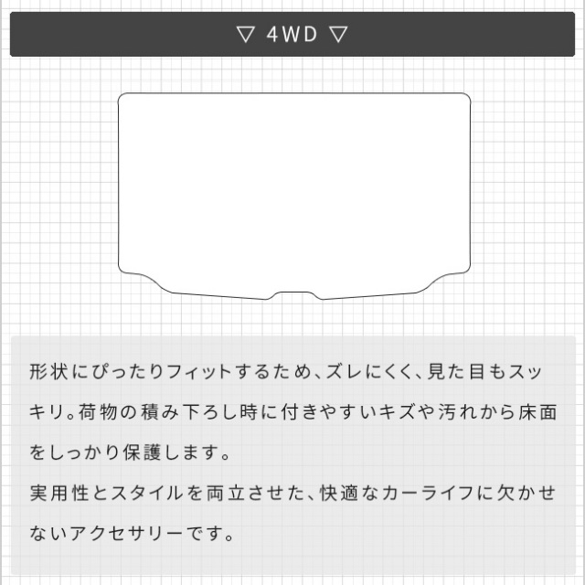 日産オーララゲッジマットDXシリーズ内装カスタムパーツアクセサ