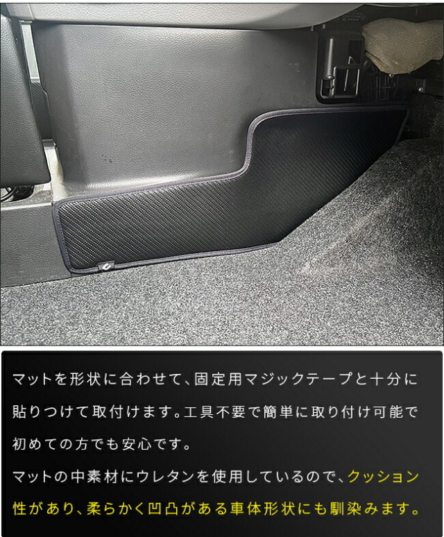 日産NV200バネットバンガードマットキックガードフロントパネル内側用