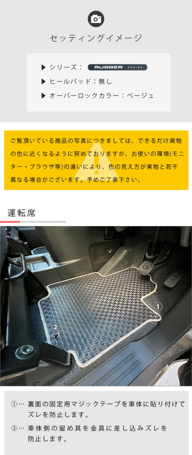 日産NV200バネットバンM205人乗りDXシリーズフロアマット内装カス