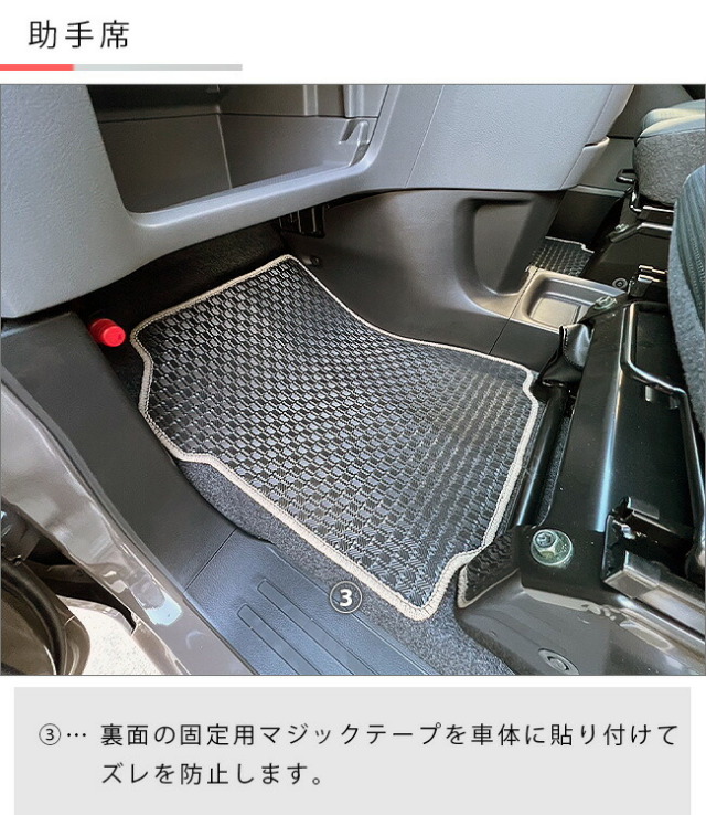 日産NV200バネットバンM205人乗りDXシリーズフロアマット内装カス