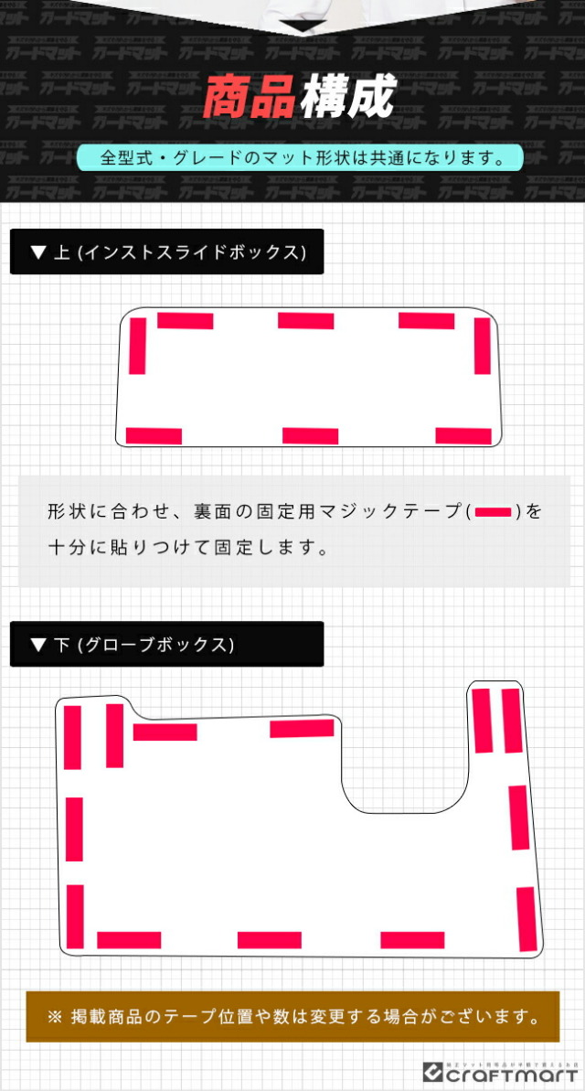 三菱デリカミニキックガードガードマットインストスライドボック