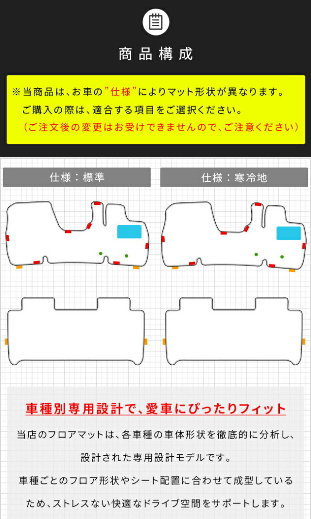 日産ルークスフロアマットDXシリーズBB系専用アクセサリー内装カ