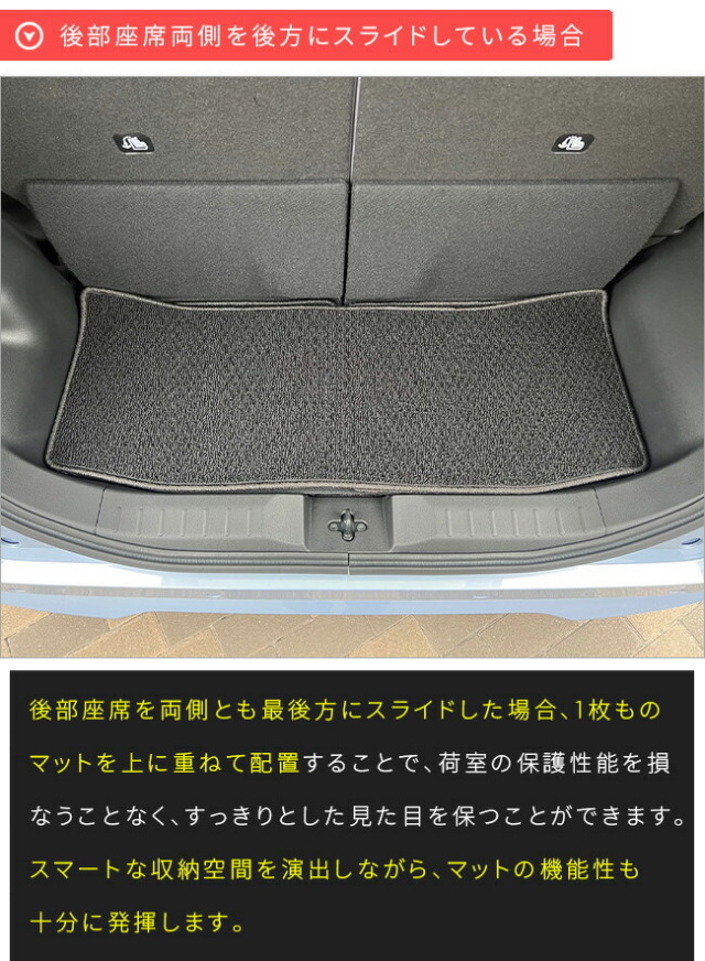 日産 ルークス ラゲッジマット DXシリーズ BB系 専用 アクセサリー