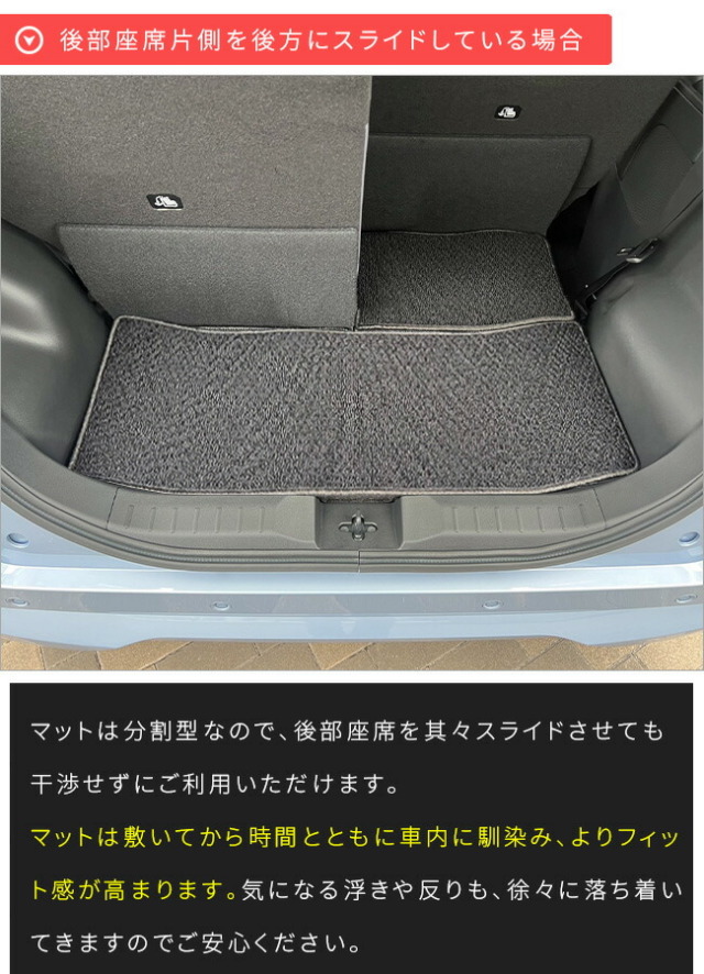 日産ルークスラゲッジマットDXシリーズBB系専用アクセサリー内装