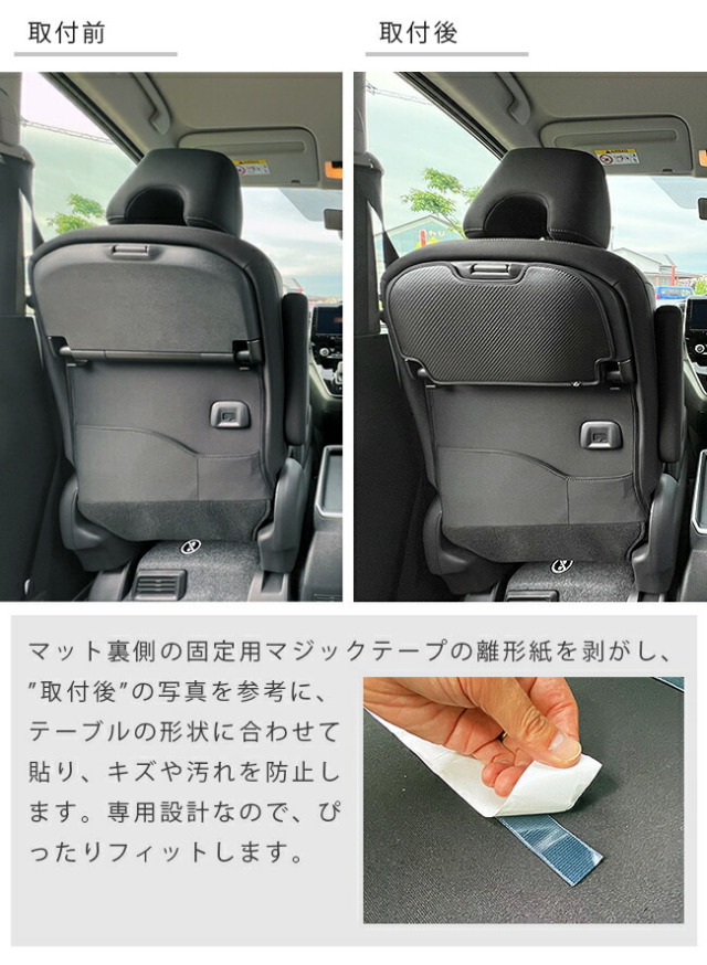 日産セレナc27e-powerガードマットパーソナルテーブル用内装カス