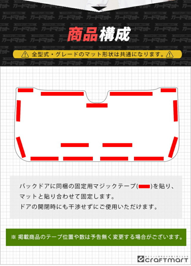 日産 セレナ C28 イーパワー ガードマット キックガード バック
