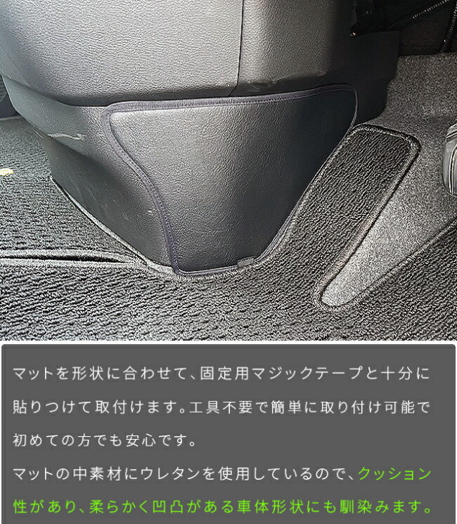 日産セレナC28ガードマットフロントパネル内側用2枚組キックガー