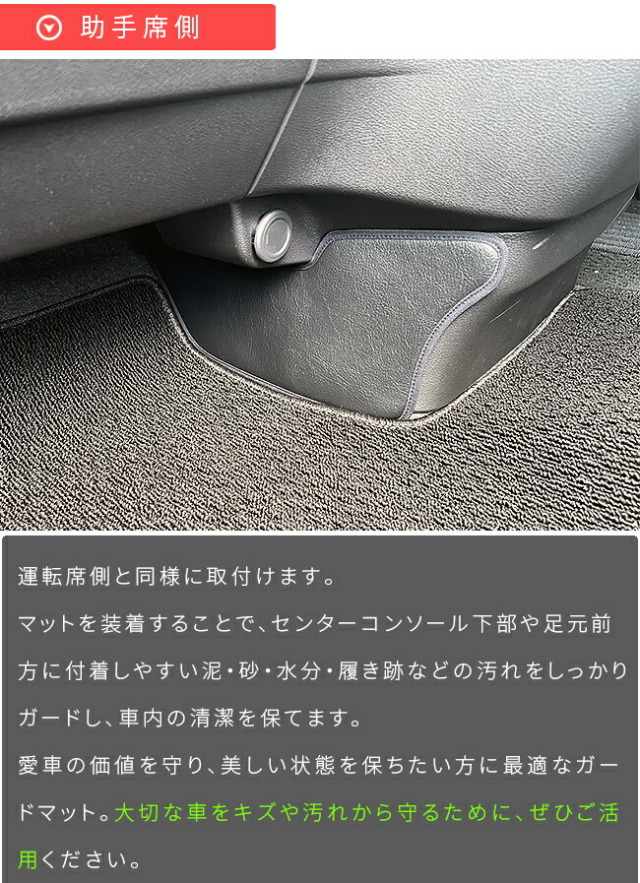 日産セレナC28ガードマットフロントパネル内側用2枚組キックガー