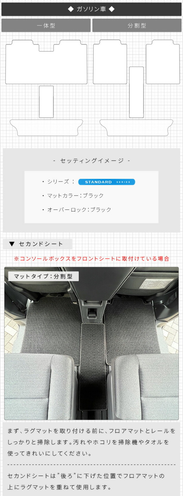 セレナc28フロアマットe-powerセンターコンソールフィルムカスタ