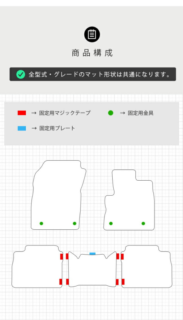 エクストレイルフロアマットNAシリーズT335人乗りカーマット内装