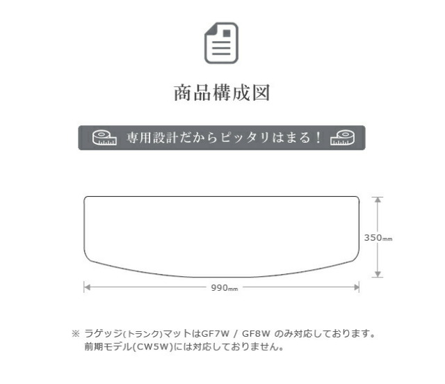 三菱アウトランダーラゲッジマットLXマットGF7W8W7人乗りトランク