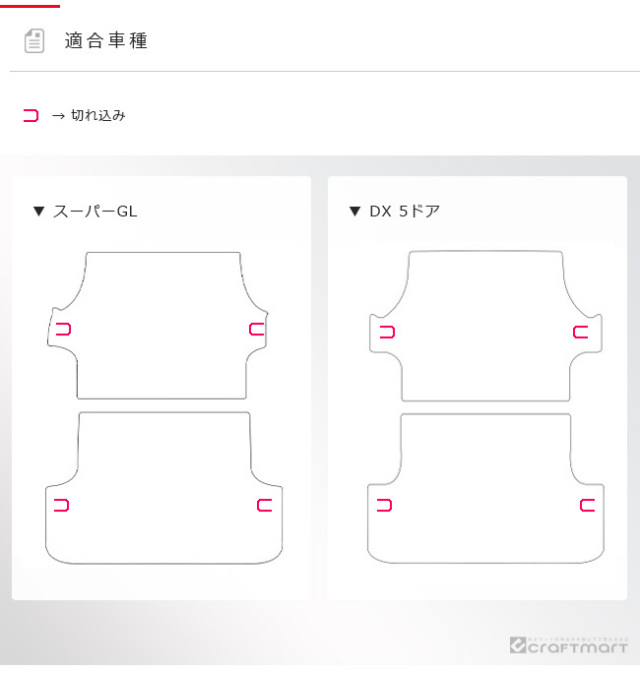 TOYOTAハイエースバン4ドアDXマット200系ステップマット純正内装