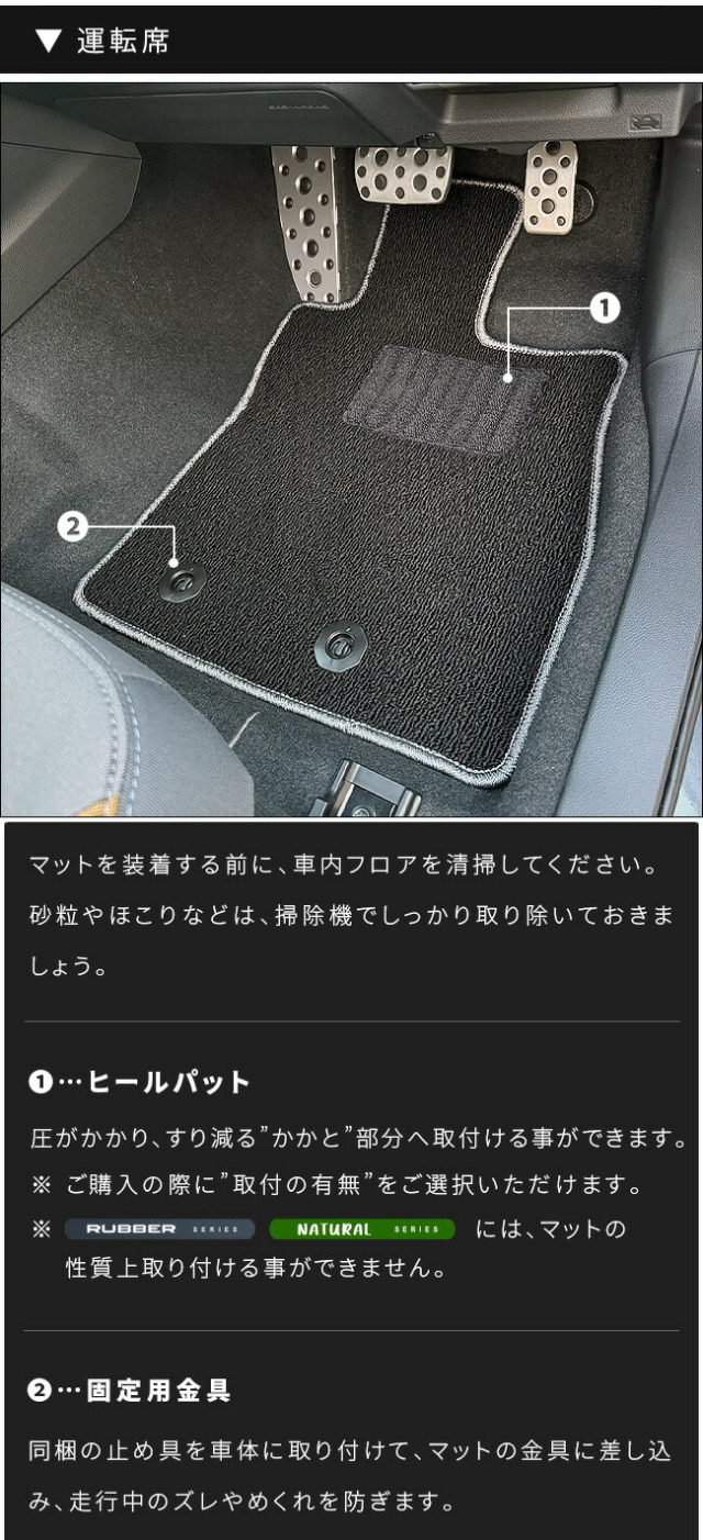 スバル インプレッサ GU系 フロアマット STシリーズ 専用 車用
