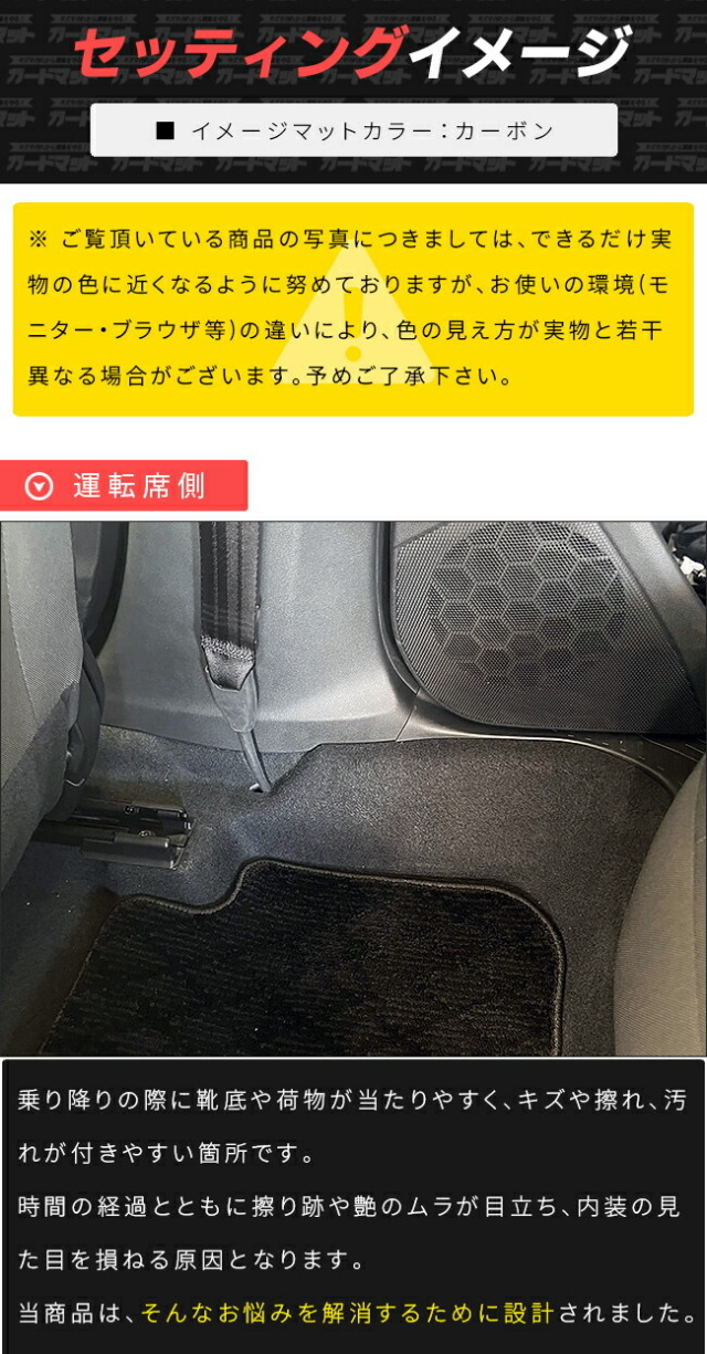 スバルインプレッサガードマットキックガード後席外側用2枚組GU系