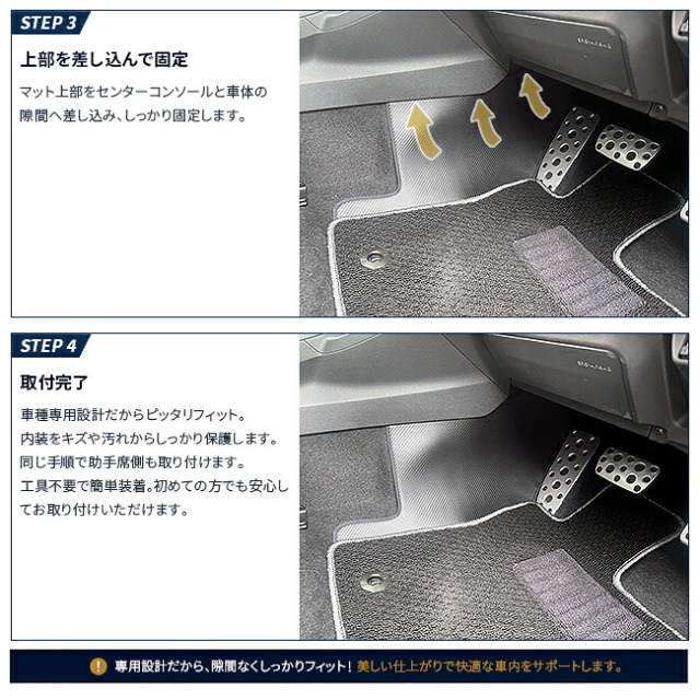 スバルクロストレックGU系センターコンソールガードマット2枚組車種専用設計傷防止汚れ