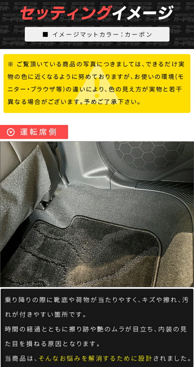 スバルフォレスターガードマット後席外側用2枚組SL系専用アクセサ