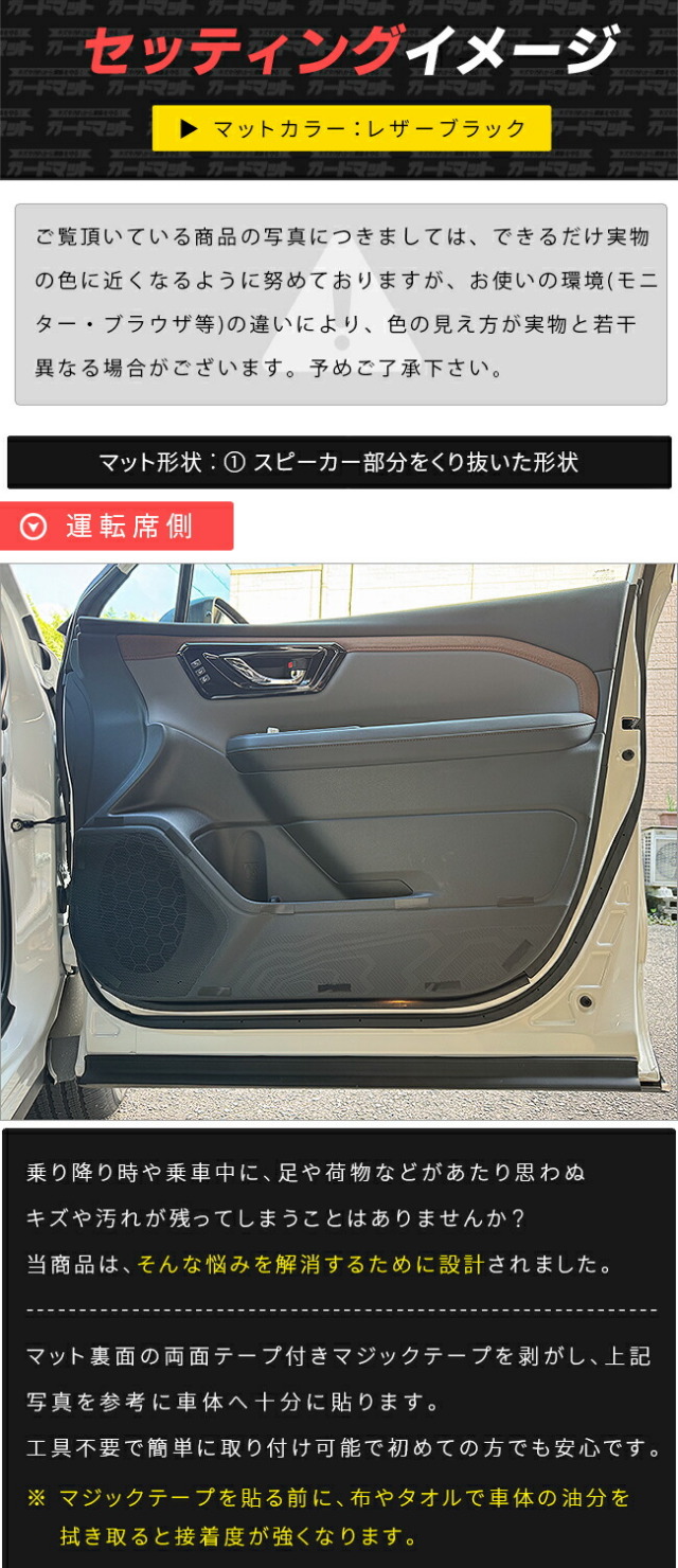 スバルフォレスターガードマットキックガードフロントドアトリム