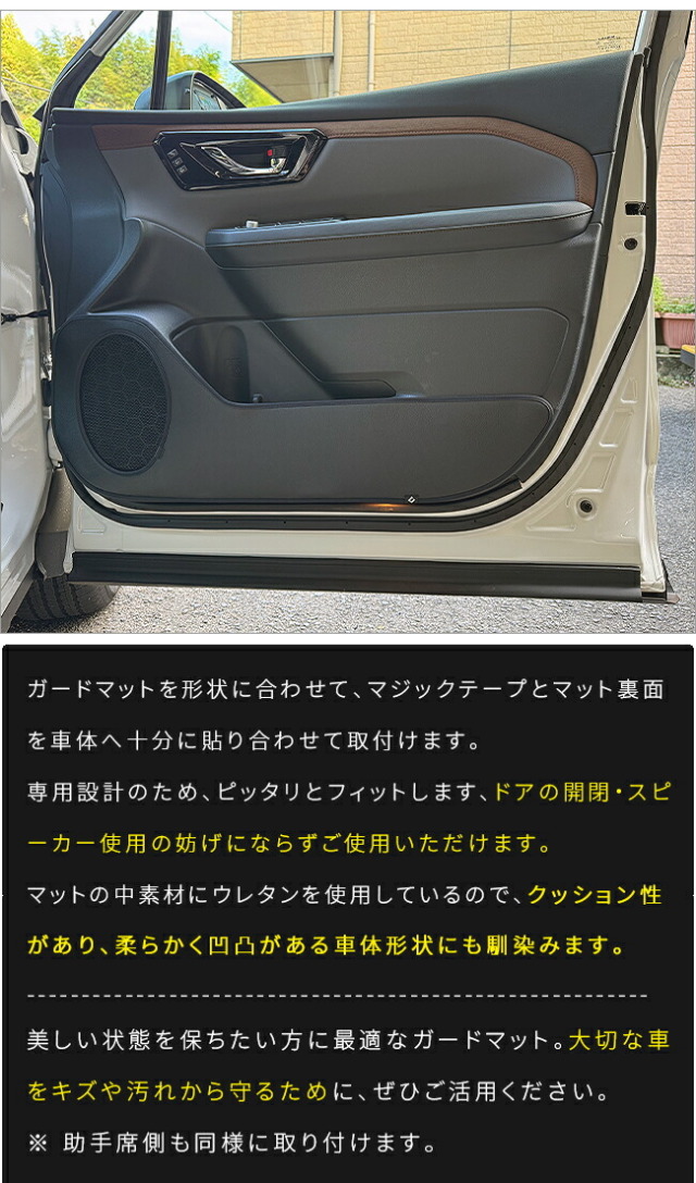 スバルフォレスターガードマットキックガードフロントドアトリム