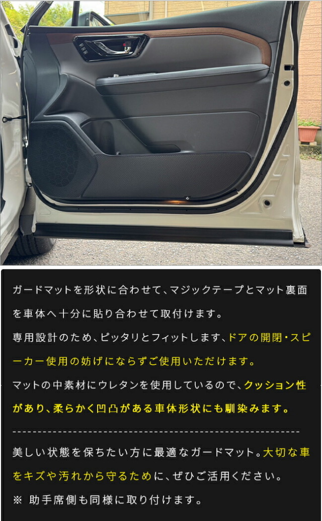 スバルフォレスターガードマットキックガードフロントドアトリム