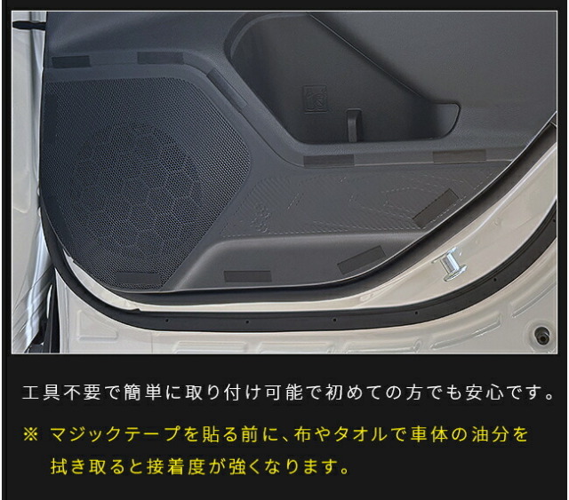 スバルフォレスターガードマットキックガードリアドアトリム用2枚