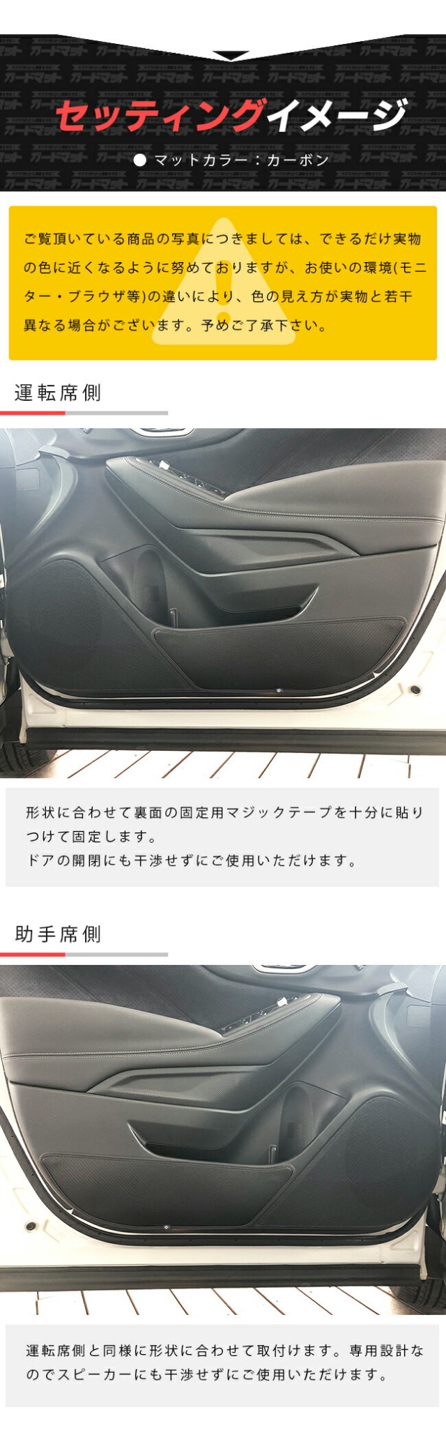 スバルフォレスターSK系ガードマットキックガードドアトリム用SU