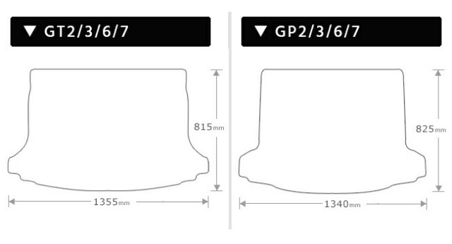 スバルインプレッサスポーツラゲッジマットDXマットGTGP純正TYPE