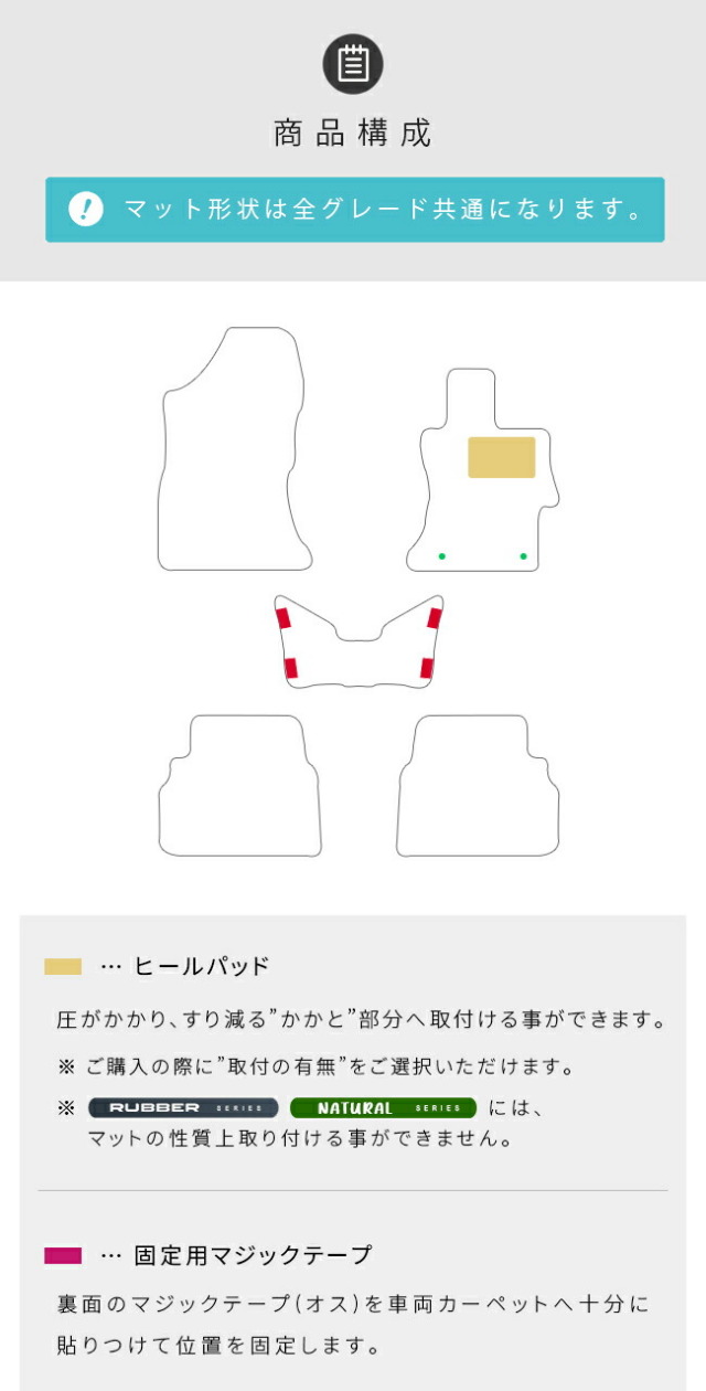 スバルXVGT系フロアマットDXシリーズGT3GT7GTE専用マット内装カス