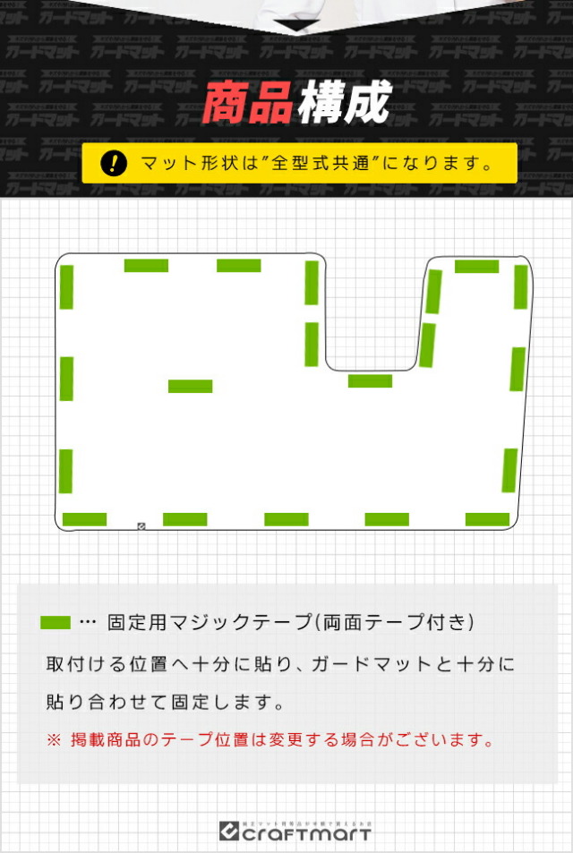 スバルXVGT系ガードマットキックガードガードマットグローブボッ