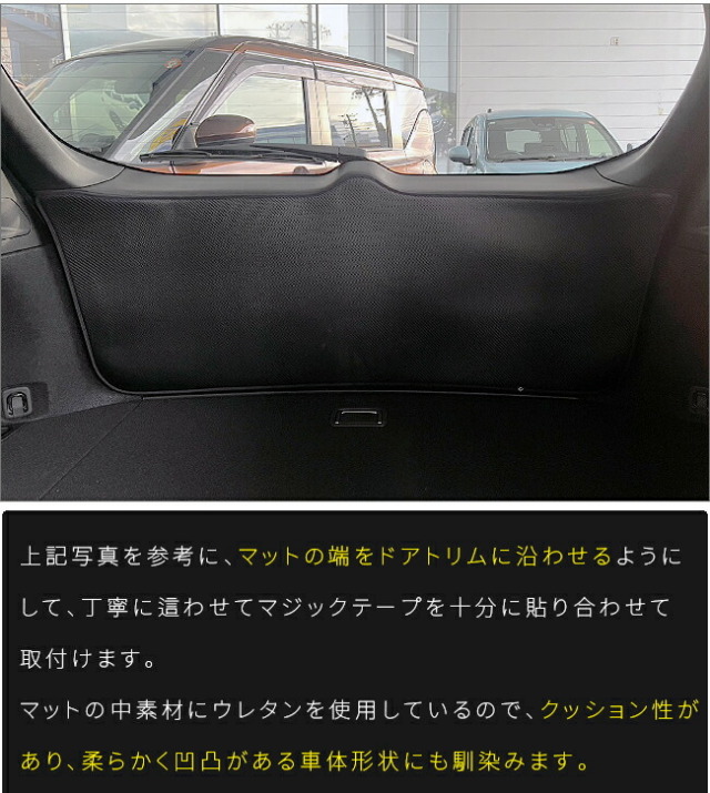 スバルレヴォーグガードマットバックドアトリム用VN系専用ガード