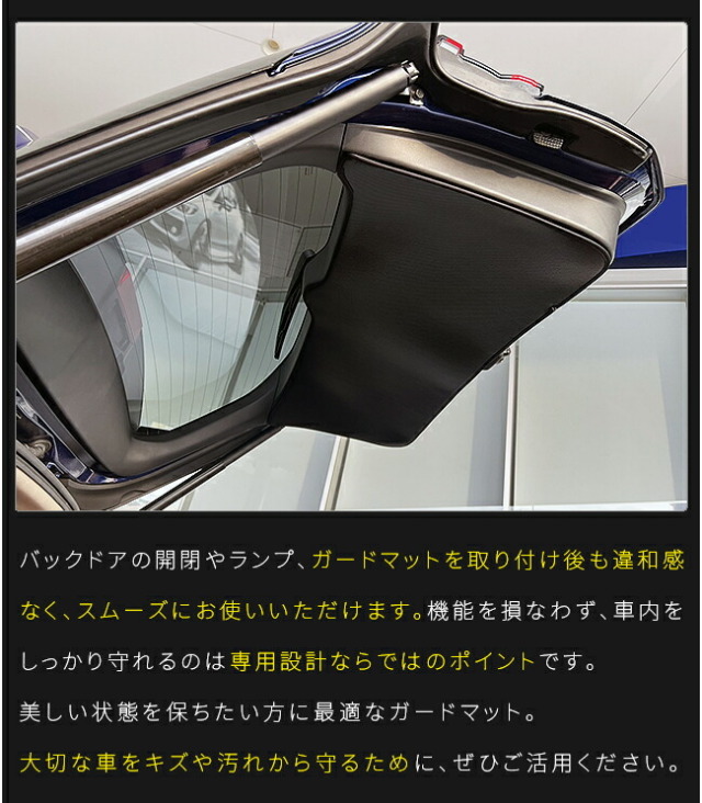 スバルレヴォーグガードマットバックドアトリム用VN系専用ガード