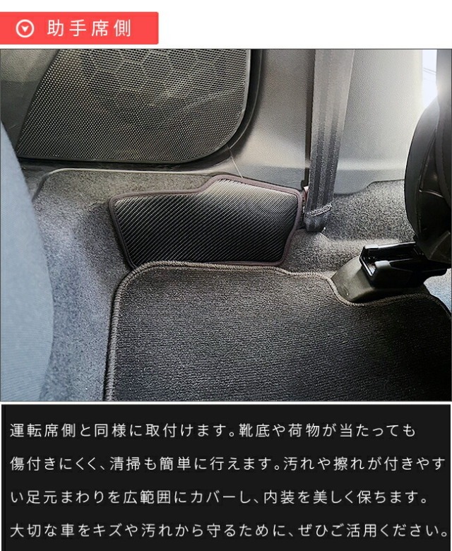 スバルレヴォーグガードマットキックガード後席外側用2枚組VN系専