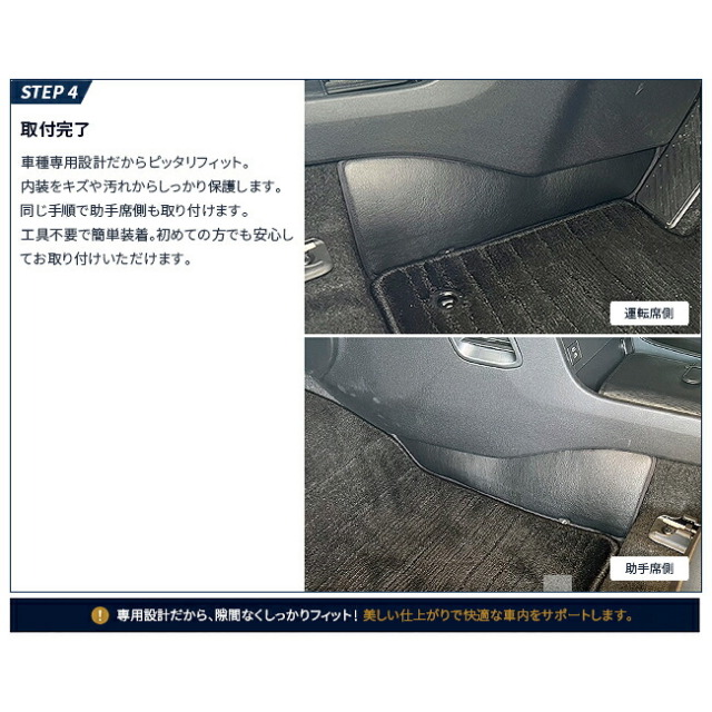 スバルソルテラ面ファスナーで簡単取付工具不要