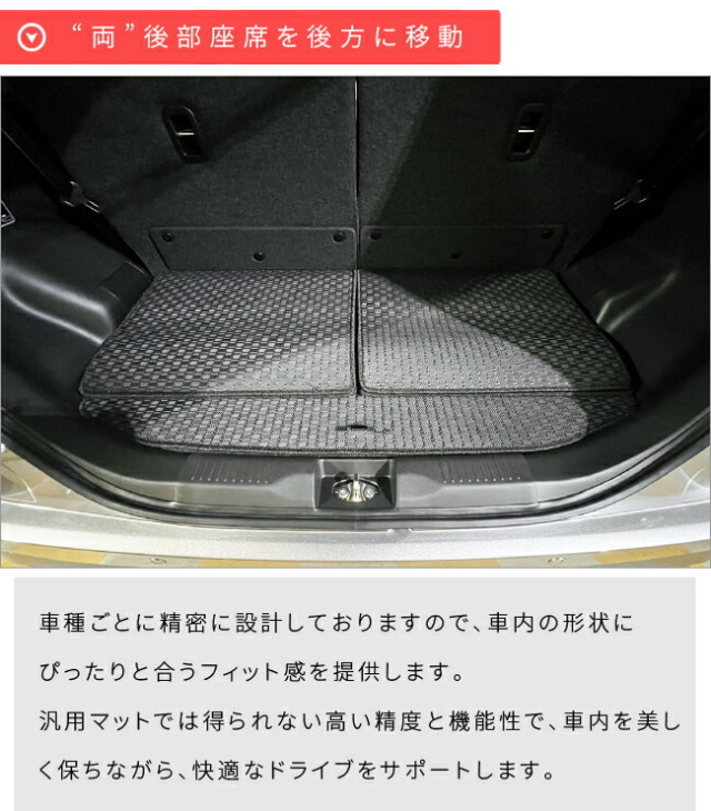 スズキソリオバンディットMA37Sラゲッジマット分割型DXシリーズ内