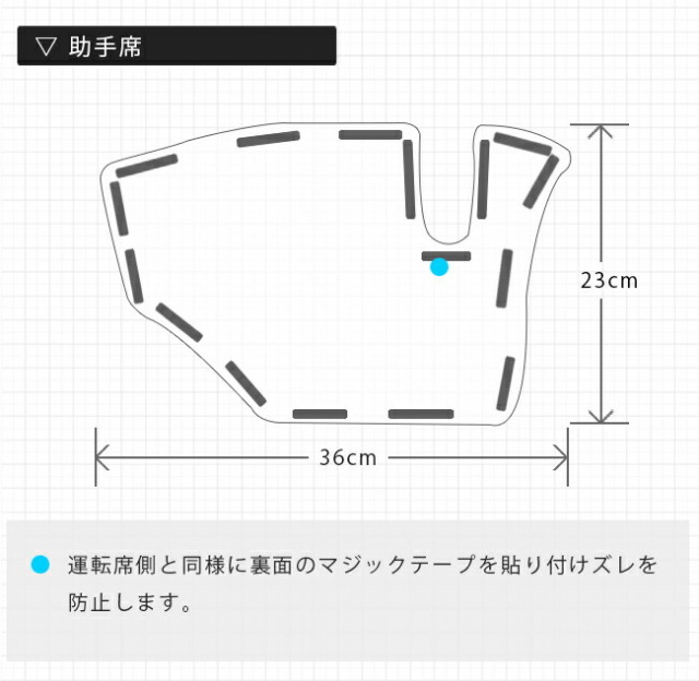日産NT100クリッパートラックガードマットキックガード座席下用N