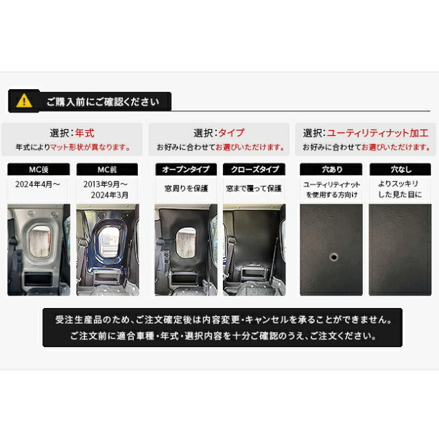 スズキスーパーキャリイガードマットクォーターウィンドウ用2枚組DA16Tトラック専用ア
