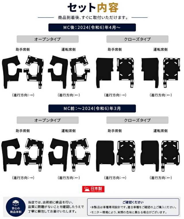 スズキスーパーキャリイガードマットクォーターウィンドウ用2枚組DA16Tトラック専用ア