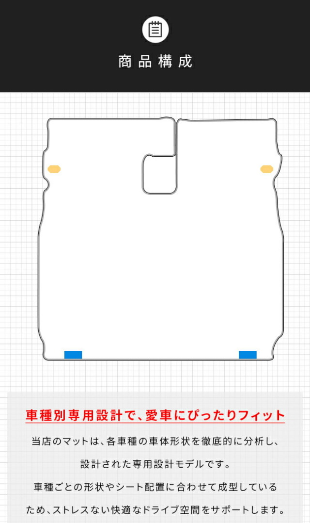 スズキエブリイワゴンロングラゲッジマットSTシリーズDA18W内装パーツ