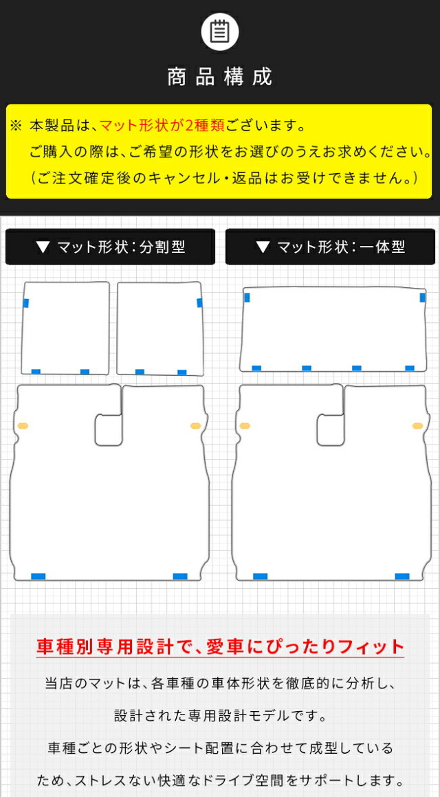 スズキエブリイワゴンロングラゲッジマット後部座席背面付きSTシリーズDA17系内装パー