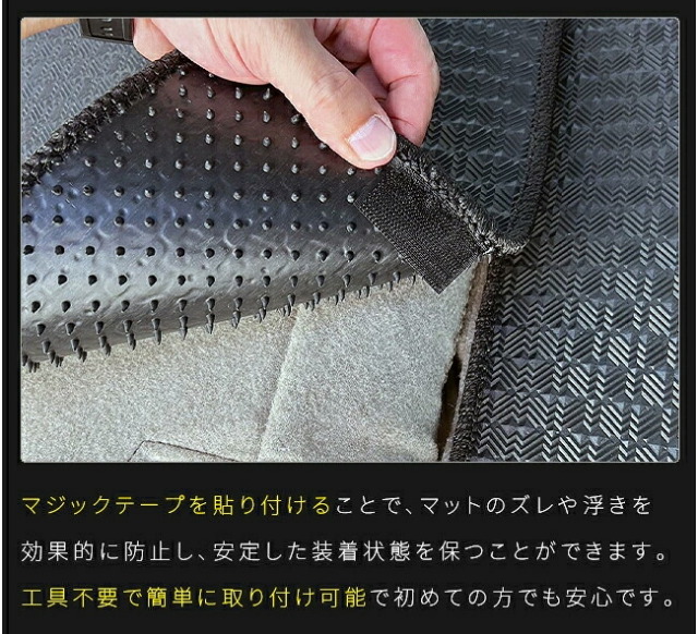 スズキエブリイワゴンラゲッジマット後部座席背面用ラバーシリーズDA18W対応トランクマ