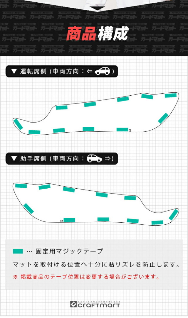 フロンクスフロアマットアクセサリーカスタムパーツダッシュボー