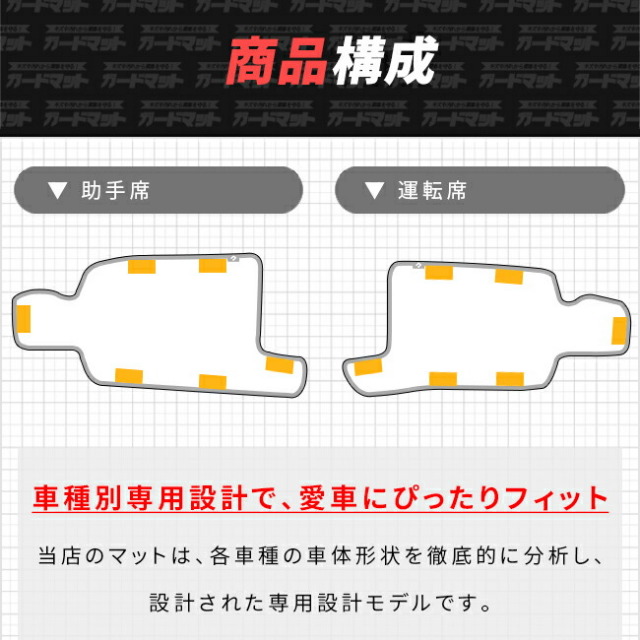 スズキ ジムニーノマド ガードマット キックガード フロントシート下用