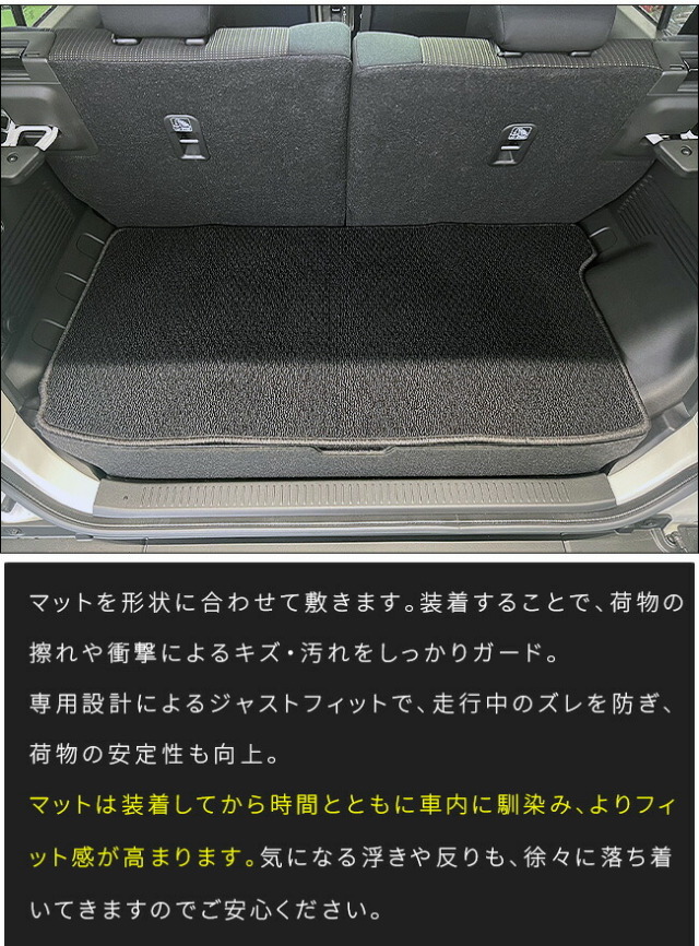 マットのみ スズキ ジムニーノマド ラゲッジマット ラゲッジボックス用 NAシリーズ